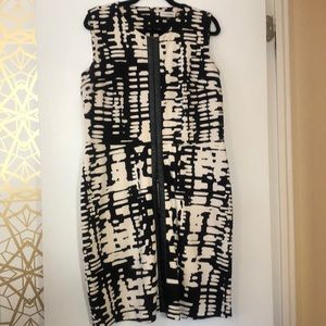 Calvin Klein Dress With Leather Detail